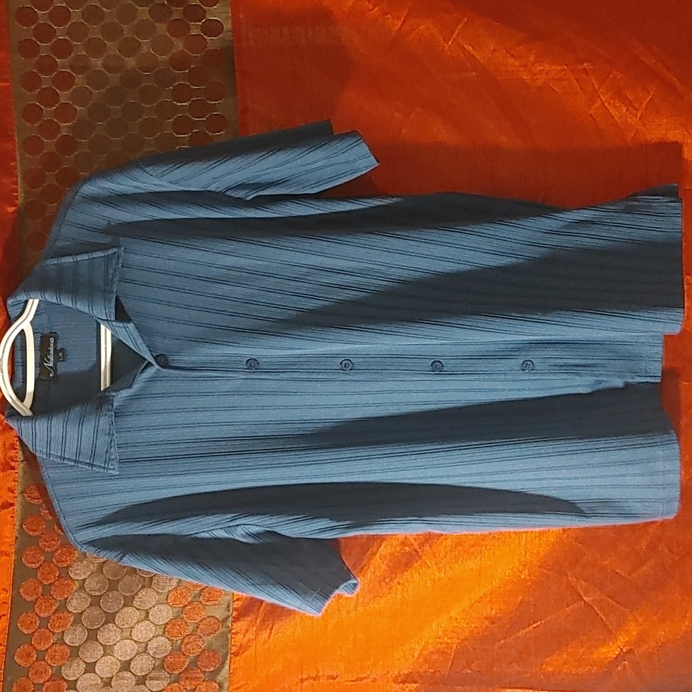 3/$50 Blue Notorious Button Down Shirt